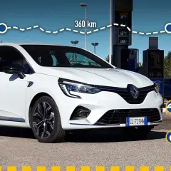 Clio 5 hybride : 4.0 L/100 km, soit 20€ pour 360 km. Une belle économie !