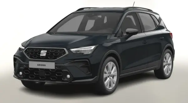 Un SUV Seat Arona gris foncé, idéal pour la ville. Voici un avis sur ce modèle.