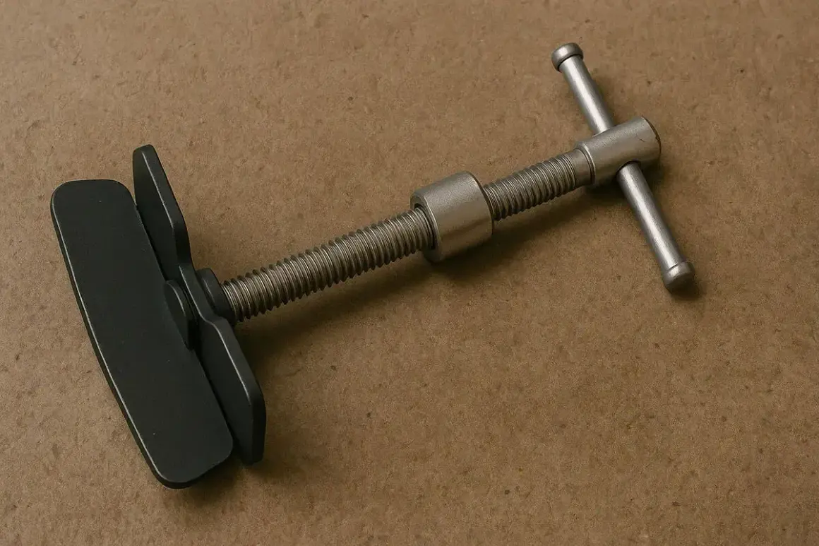 Outil pour repousser piston frein arrière. Permet de comprimer le piston pour installer de nouvelles plaquettes.