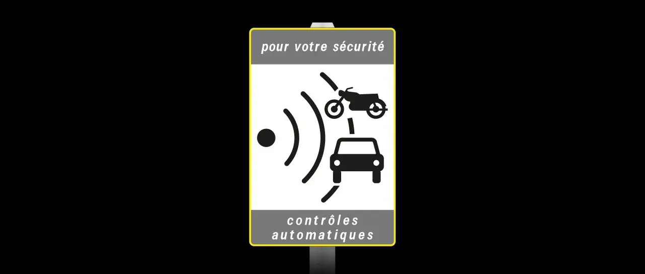 Panneau de signalisation :
