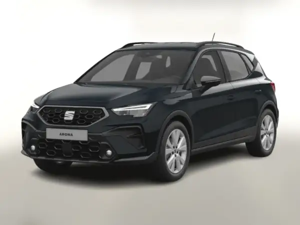 Un SUV Seat Arona gris foncé, idéal pour la ville. Voici un avis sur ce modèle.
